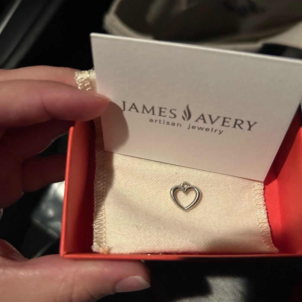 James Avery Silver Heart Charm